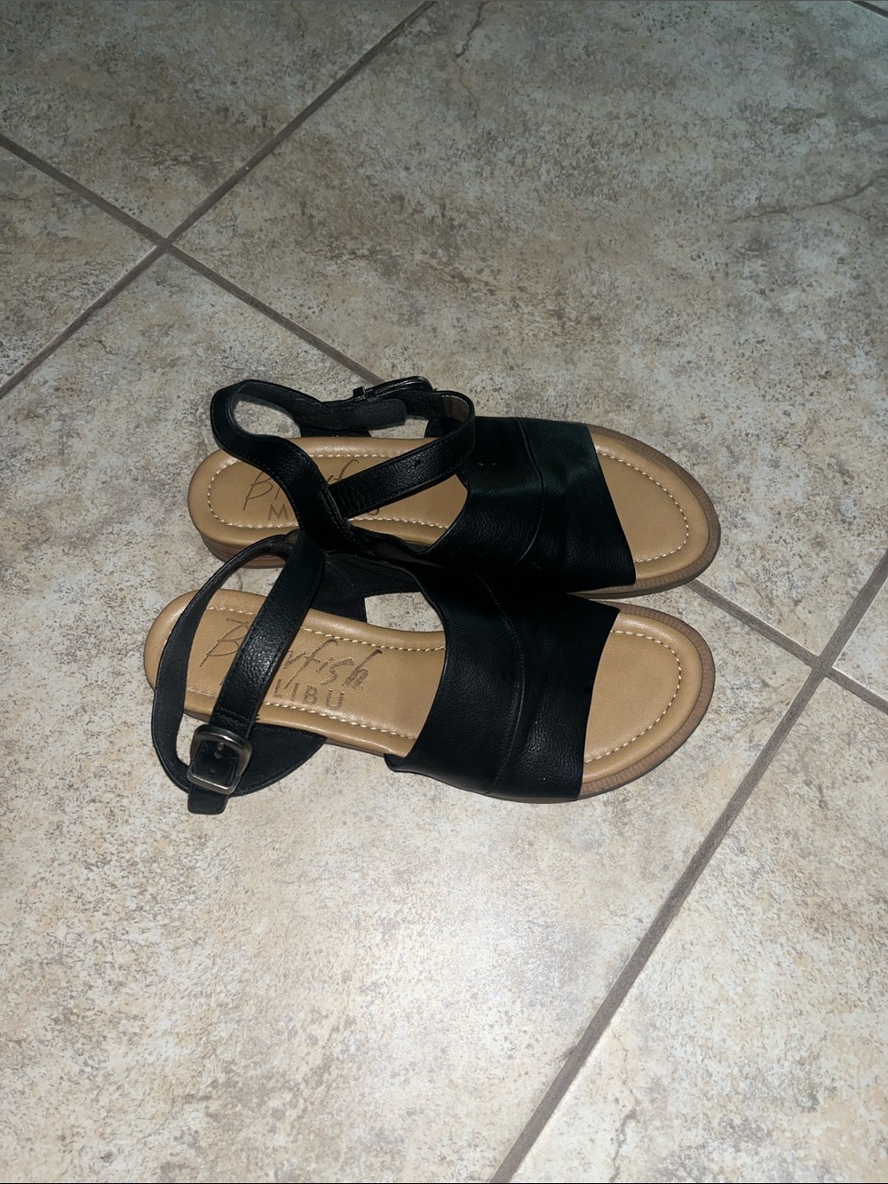 Blowfish Black Women's Ankle-Strap Sandals